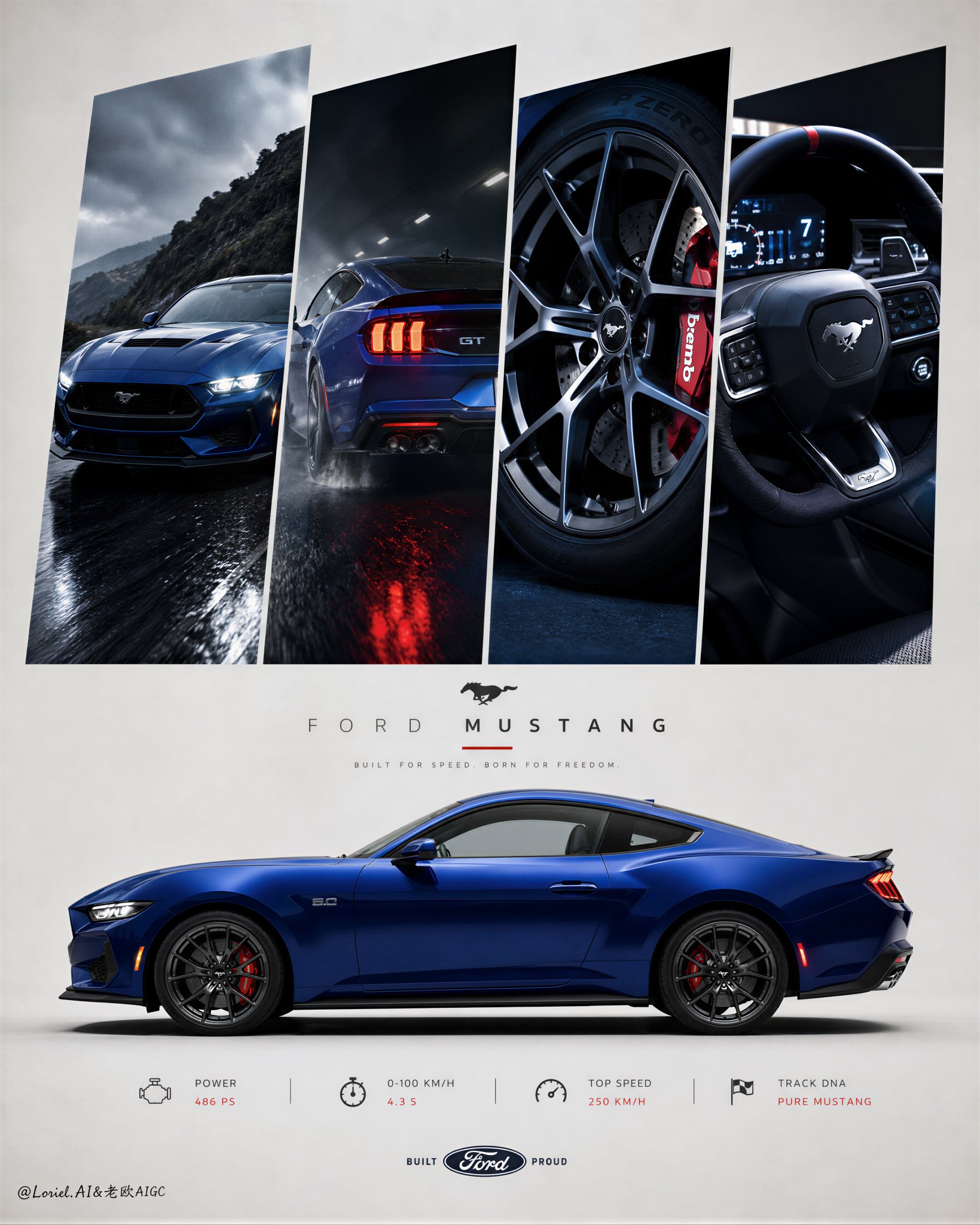 Chevy Camaro Z/28 性能海报