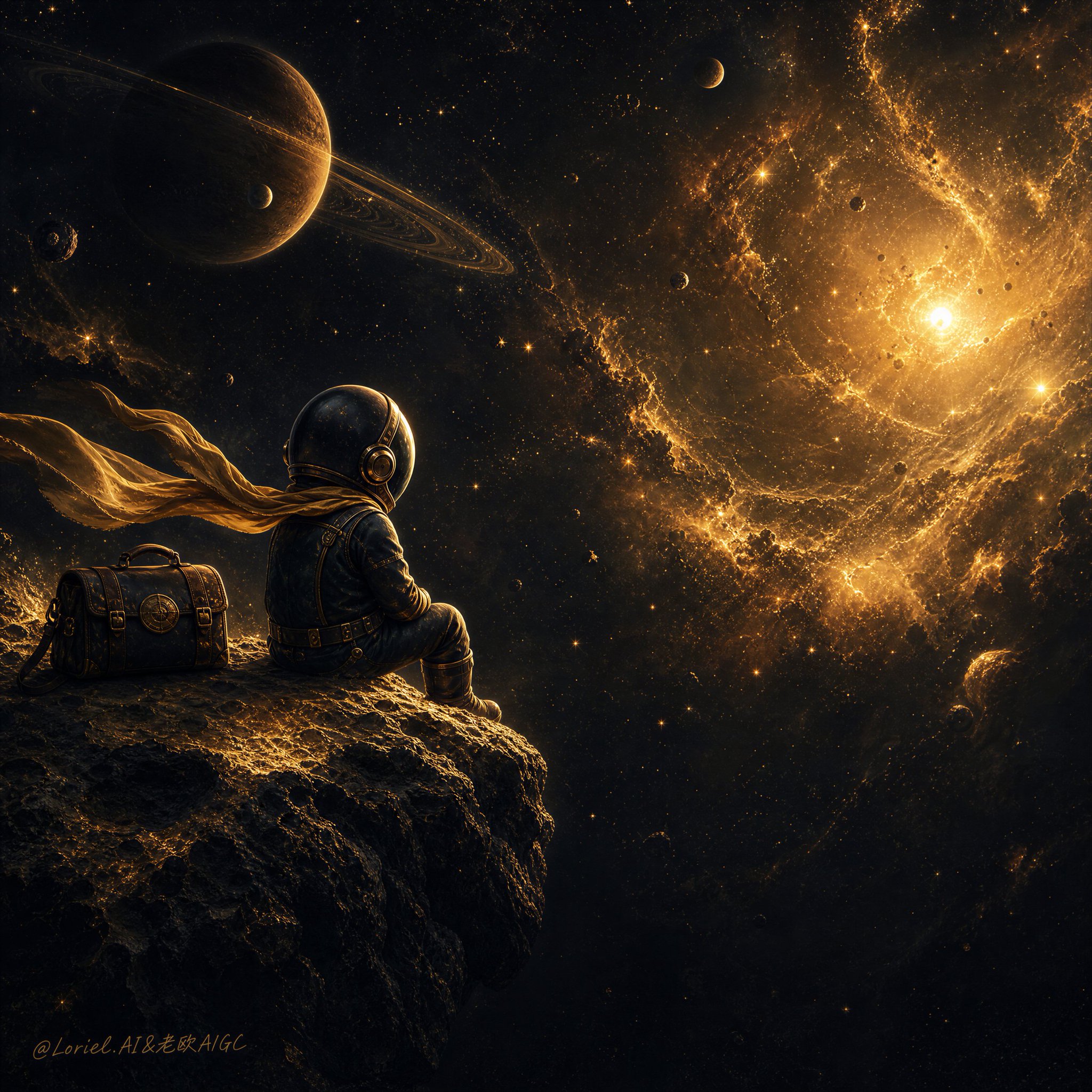 Cosmic Astronaut Storybook Poster