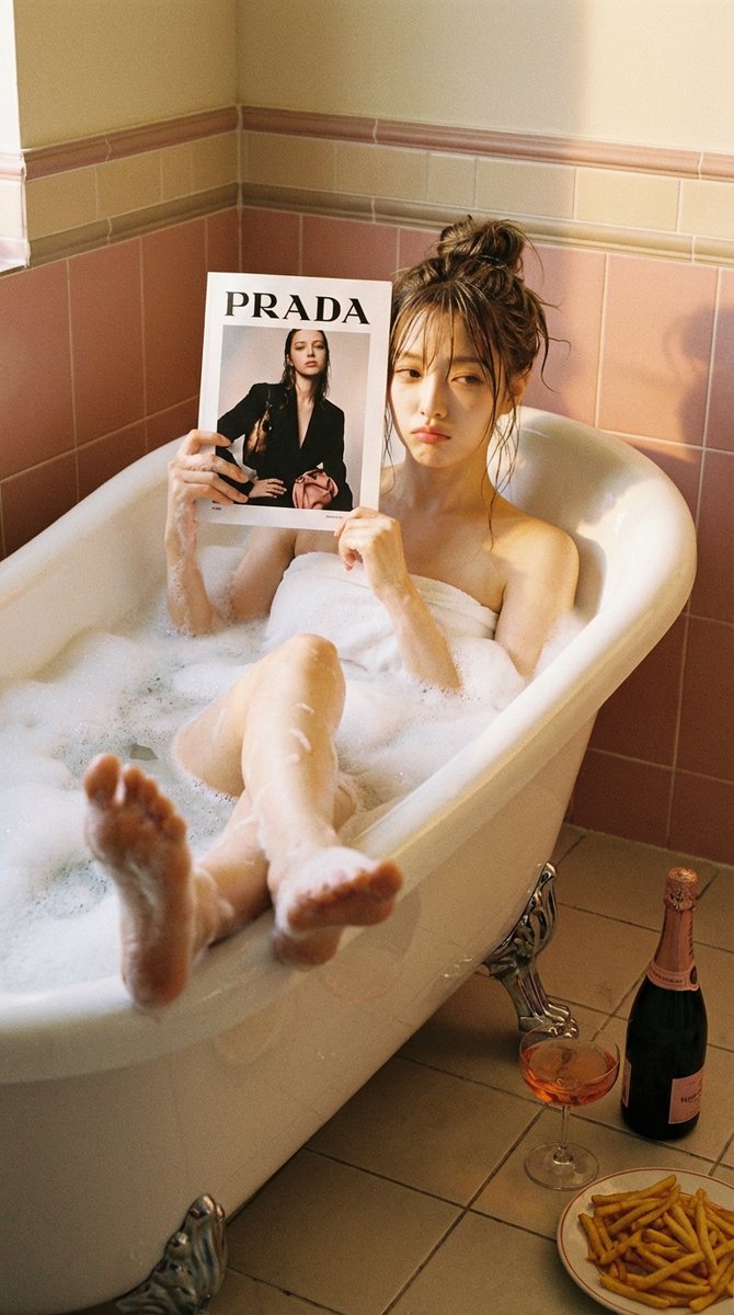 Champagne problems, literally.