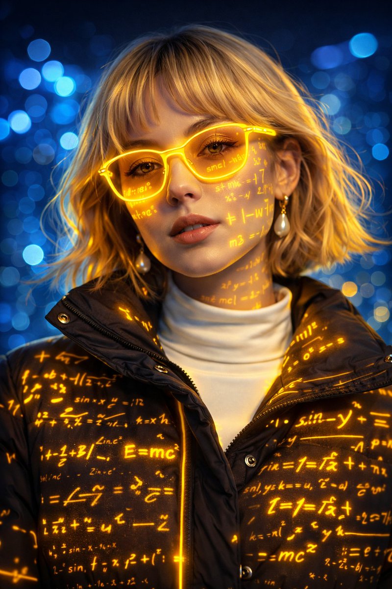 A futuristic cyber aesthetic 肖像 of...