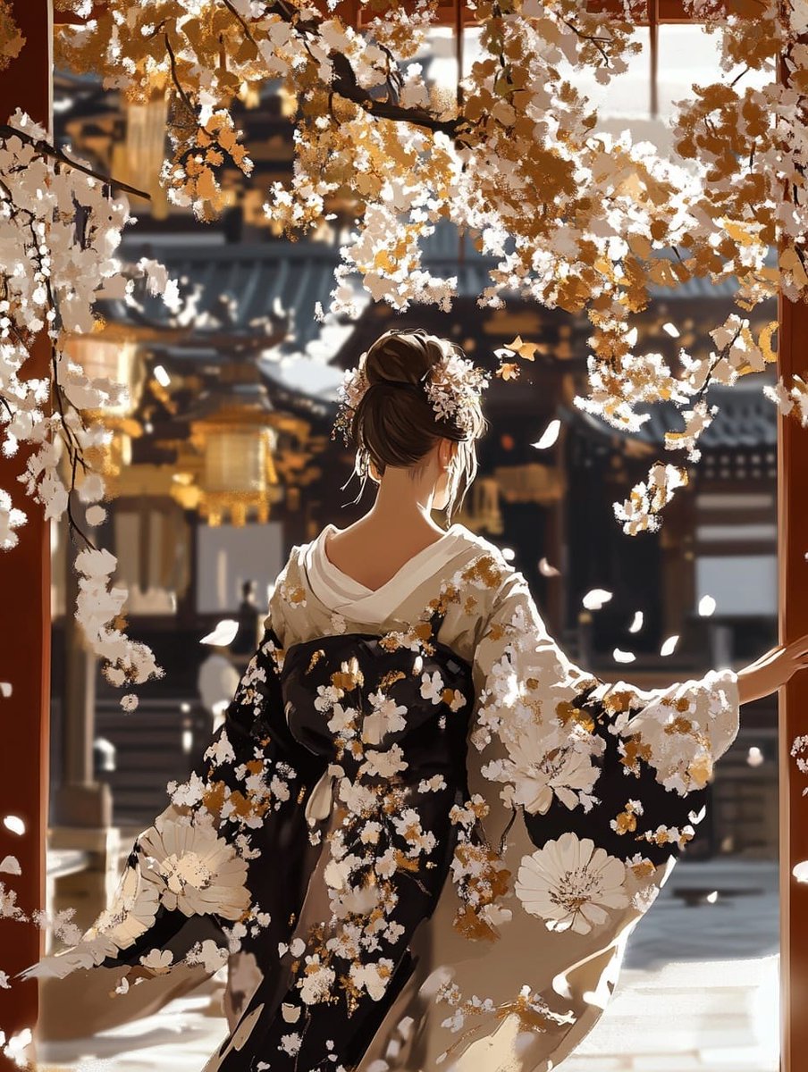 樱花飘落，春天总会来临