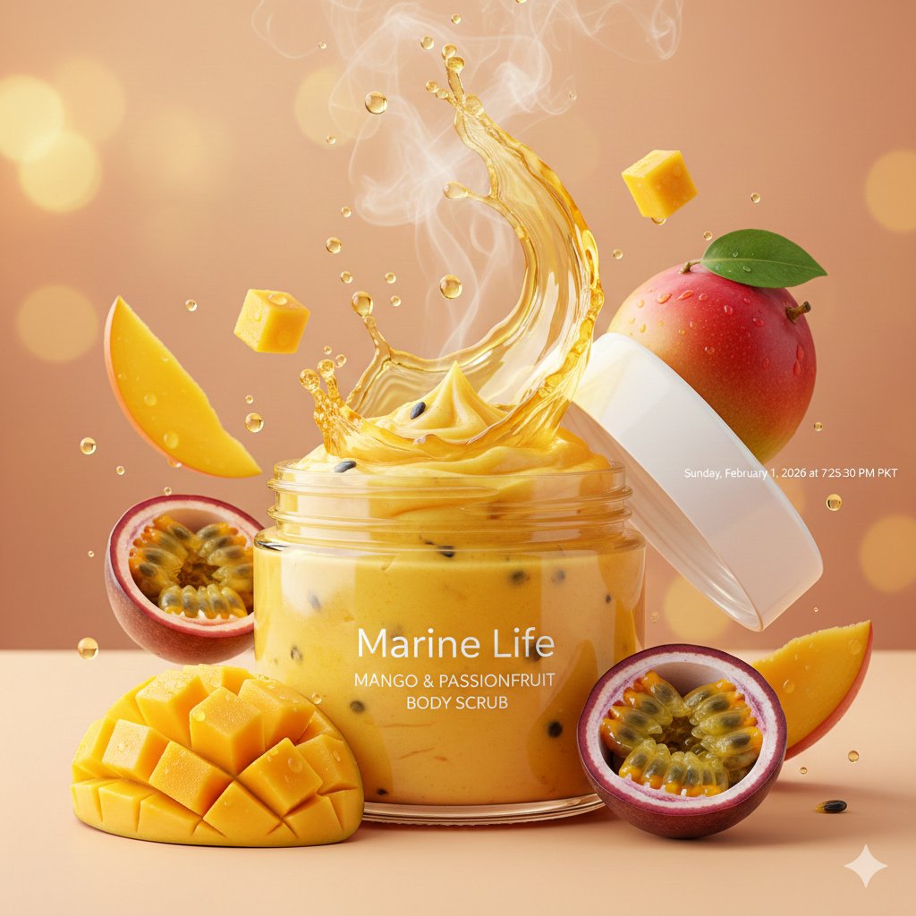 Luxurious tropical body scrub 产品 ph...