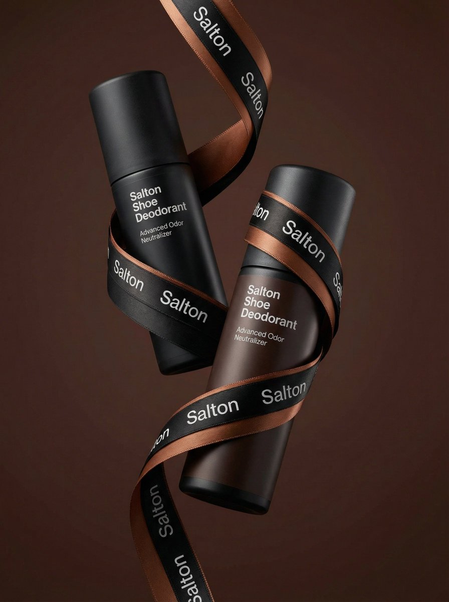 悬浮空中的鞋用除臭剂广告大片