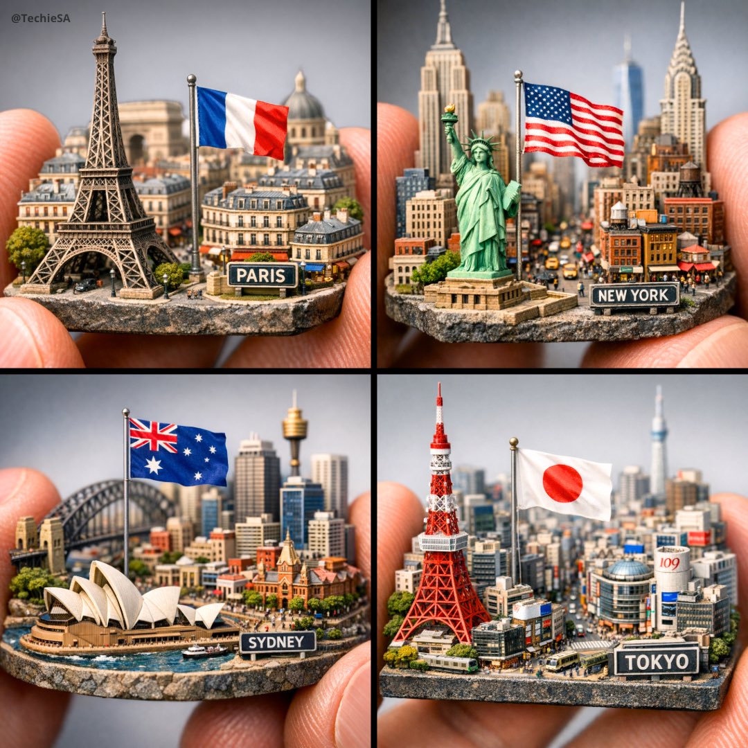 指尖上的微缩城市