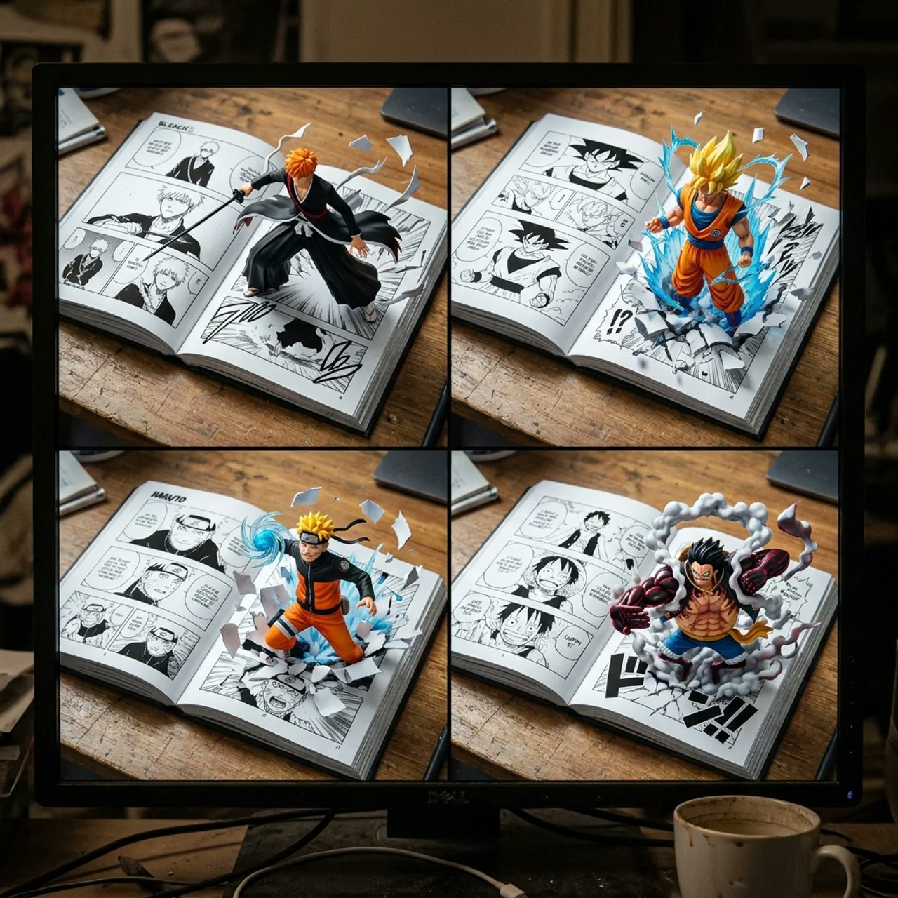 死神漫画破纸而出：2D到3D跃升