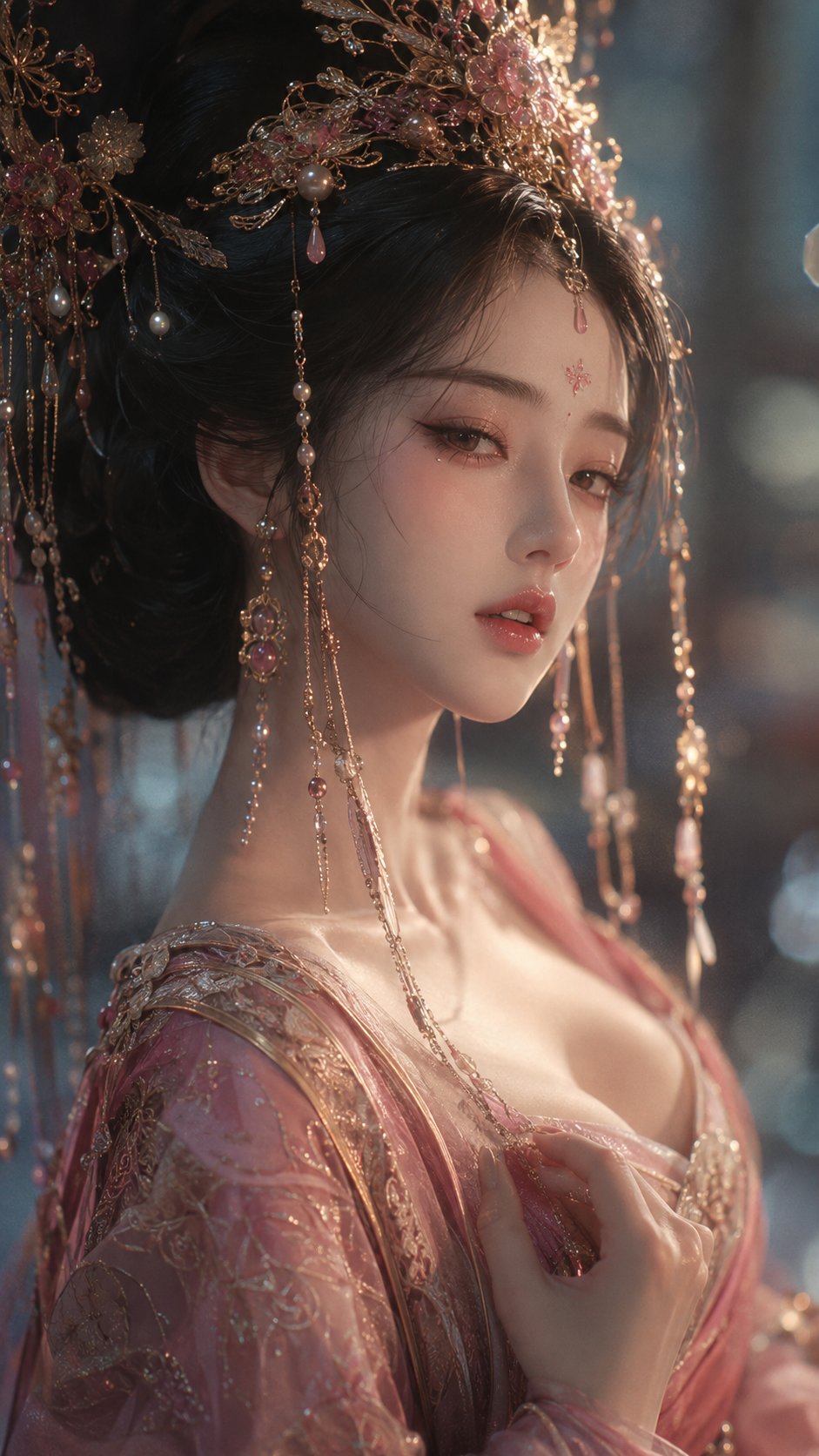 唐风宫廷的绝美仕女