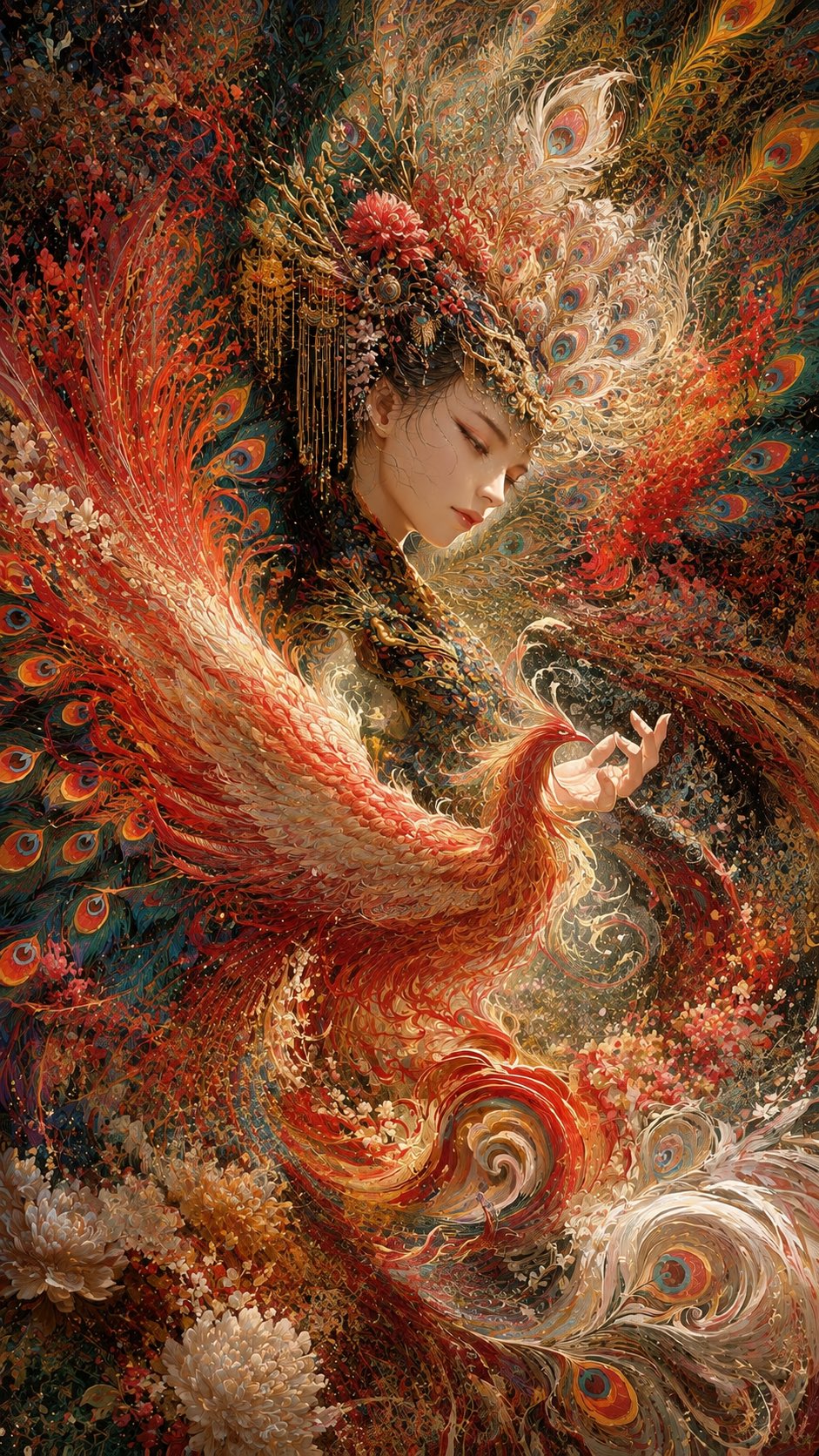 凤冠拆解为色彩元素，东方极繁美学 - 图 2