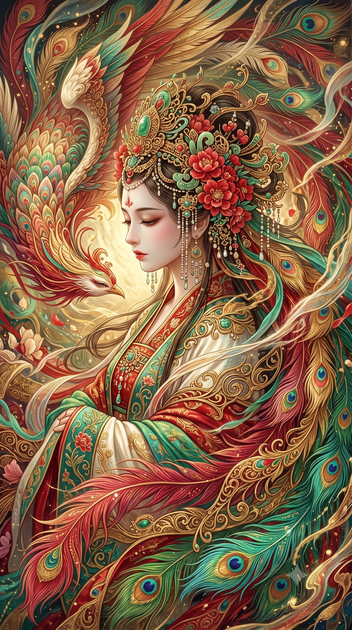 凤冠拆解为色彩元素，东方极繁美学 - 图 3