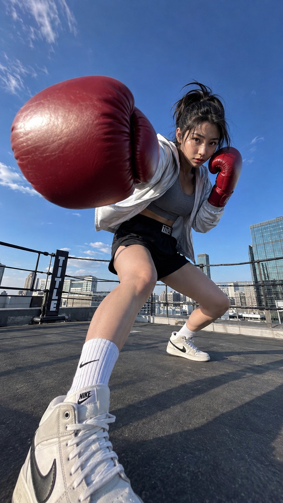 极限运动动漫透视插画框架 - 图 6
