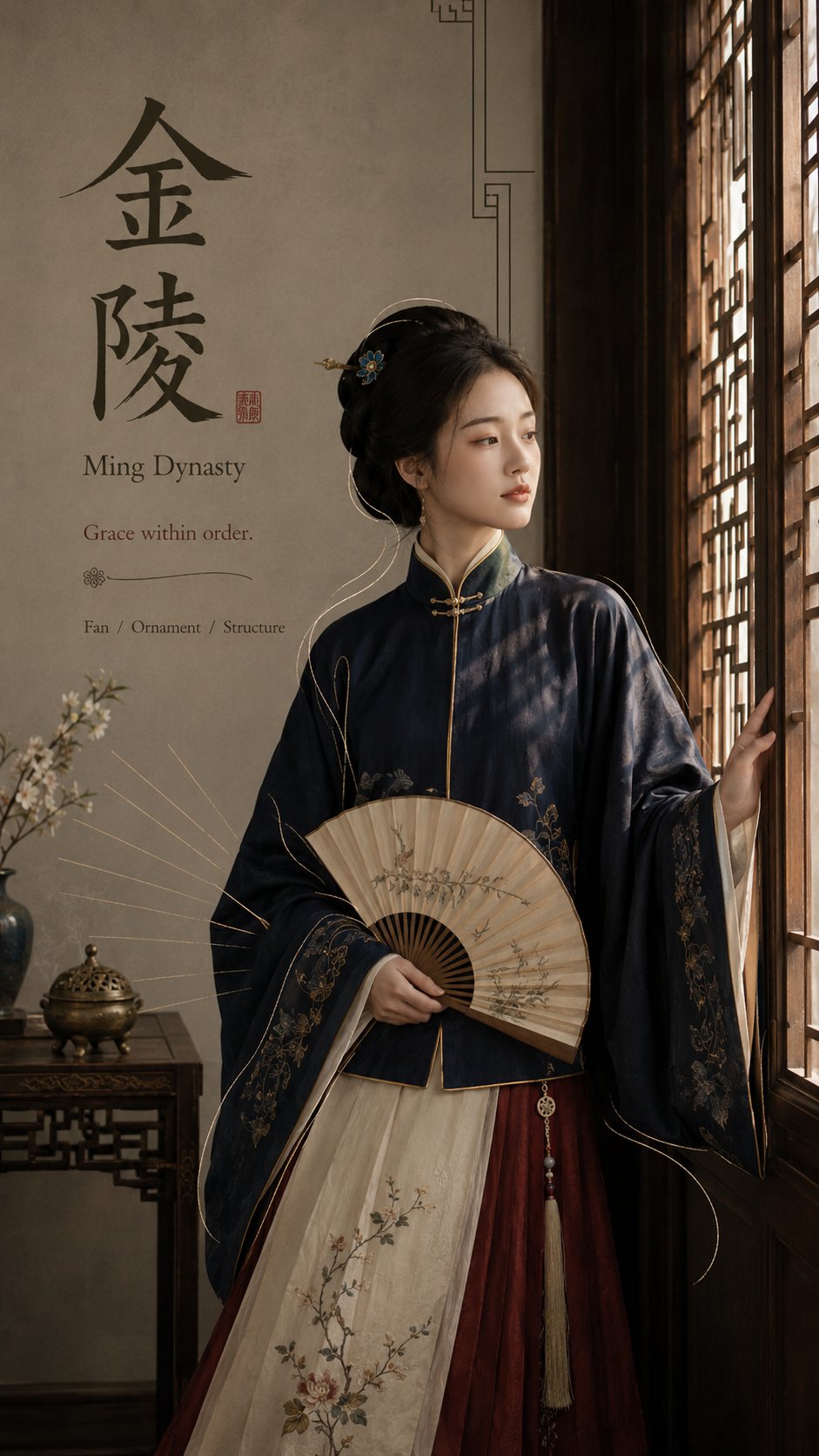 古风人物朝代策展海报框架 - 图 4