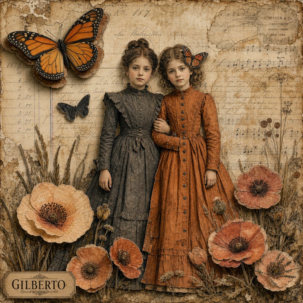 复古拼贴艺术 - Victorian Mixed Media Collage