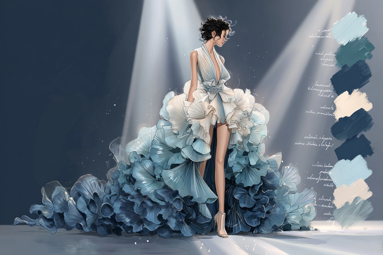 Fashion Runway Illustration