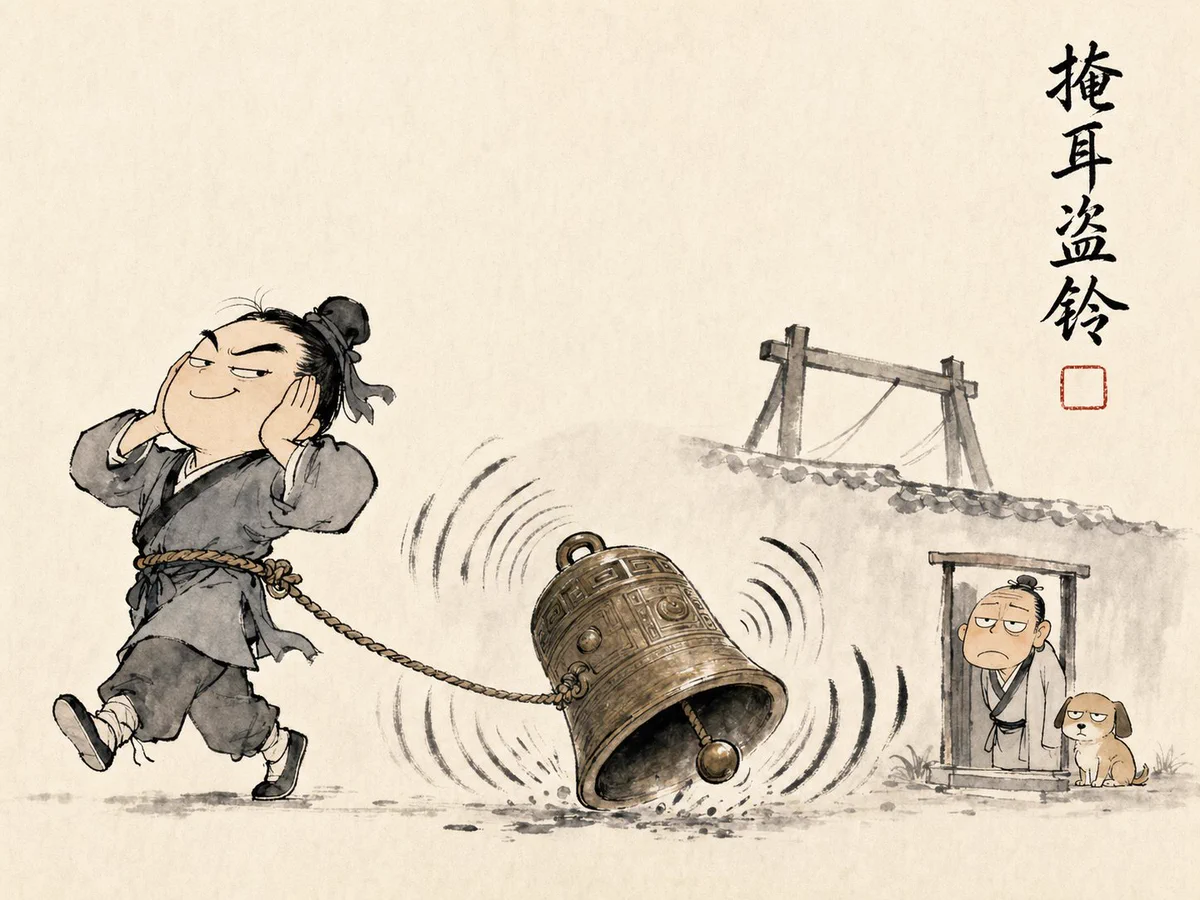 蔡志忠风格成语插画
