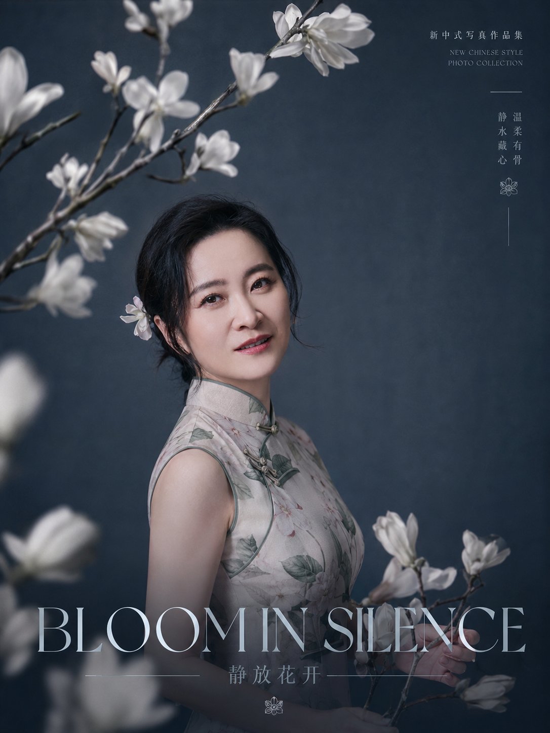旗袍花枝人像写真