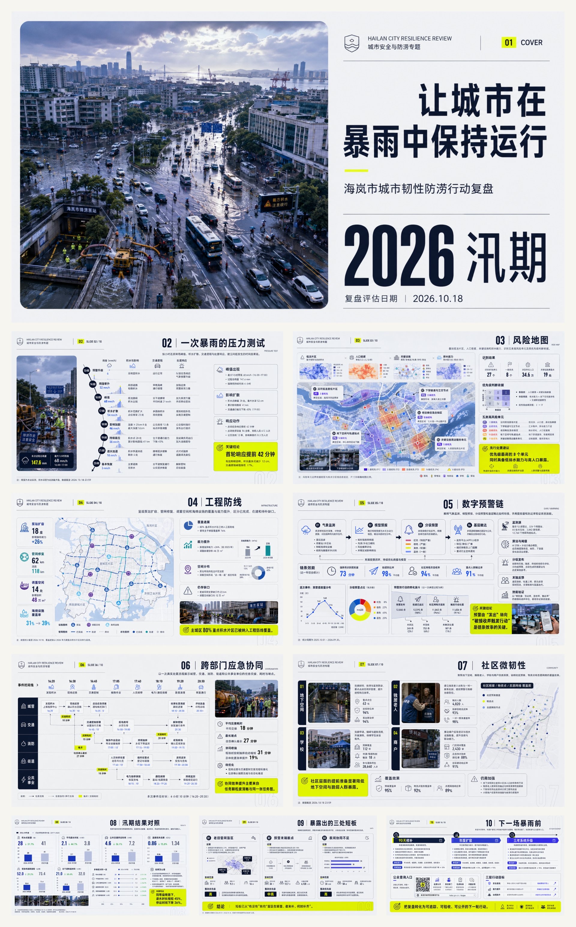 信息图PPT:国际主义版式报告系统