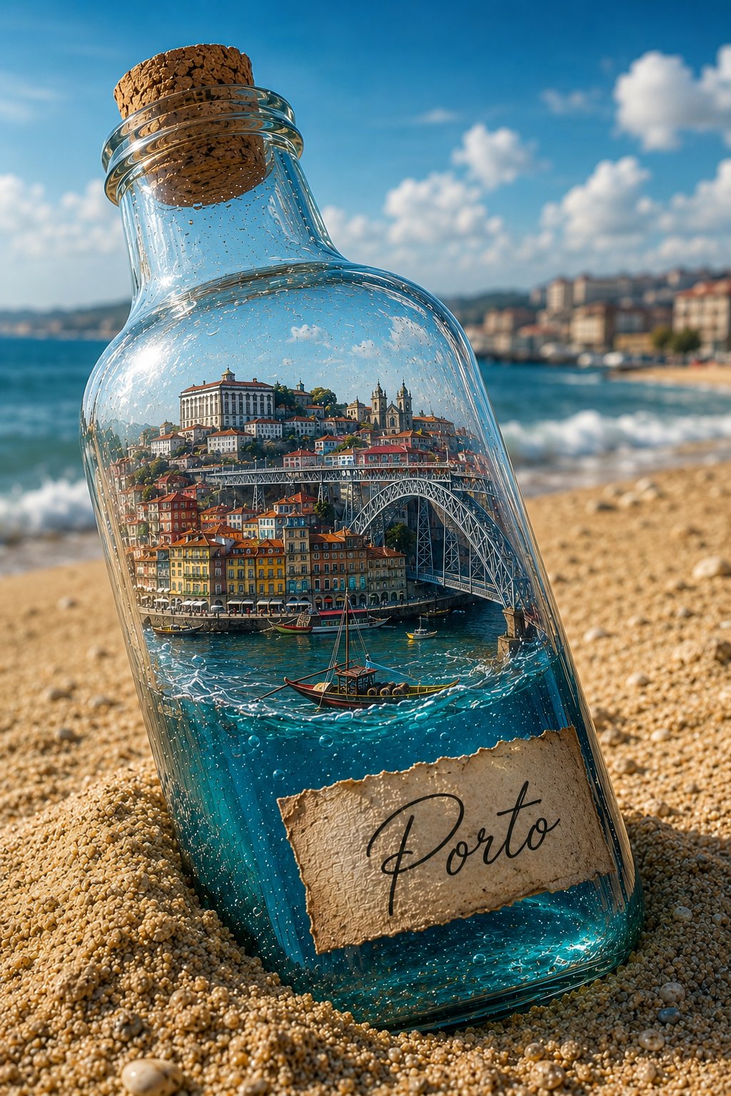 Bottle City Miniature