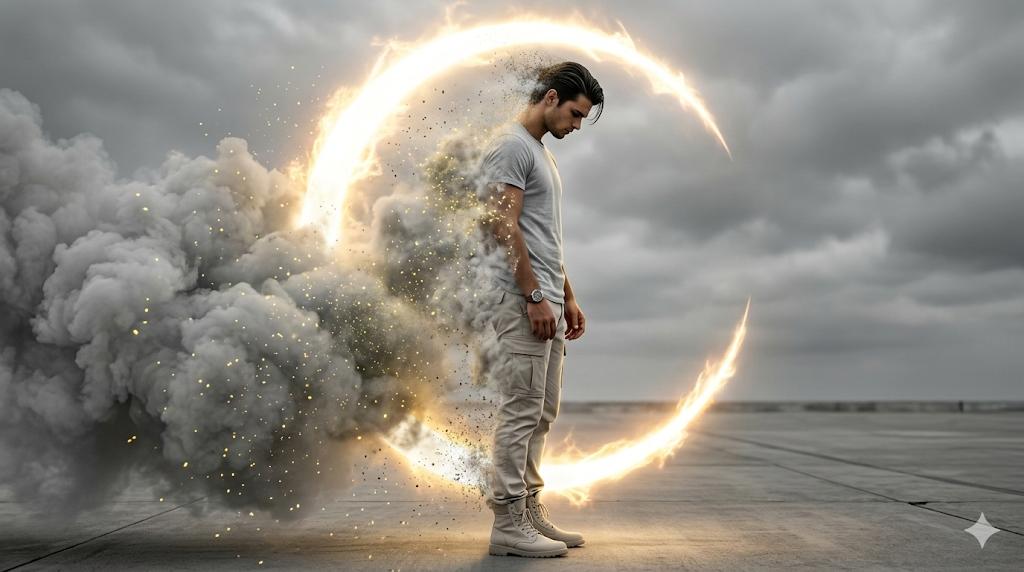 Create an ultra realistic, cinematic 8K image with high contr...