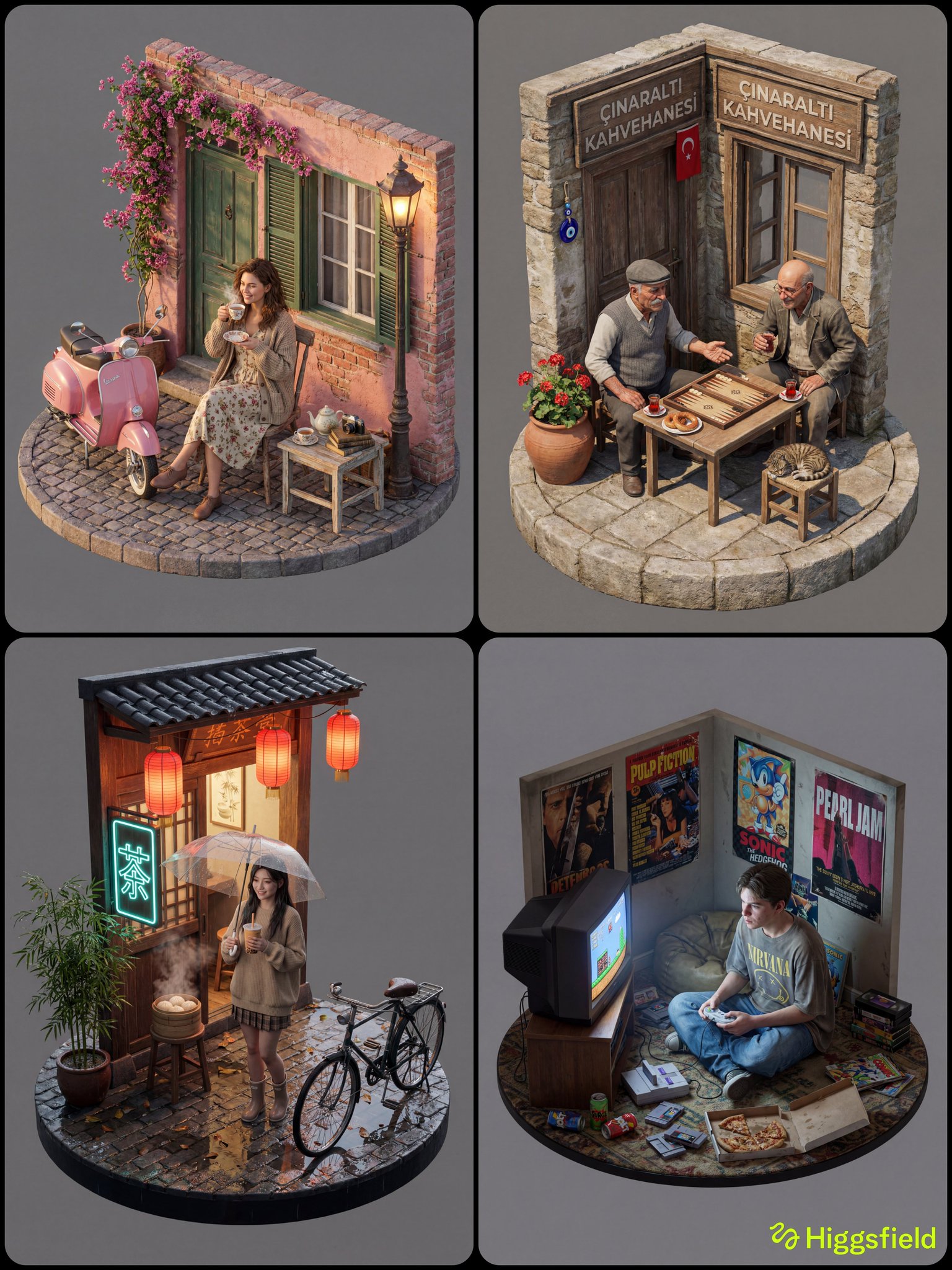Concept: A hyper realistic 3D isometric view of a [INSERT LOC...