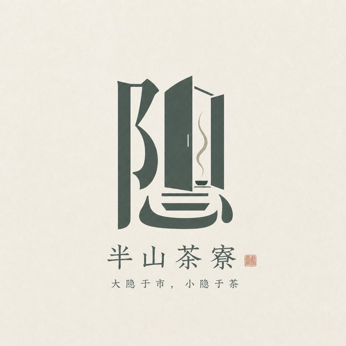 汉字意象徽记:中式简约品牌标志