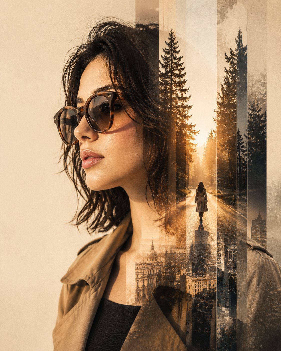 Golden horizon and urban echoes @ChatGPT