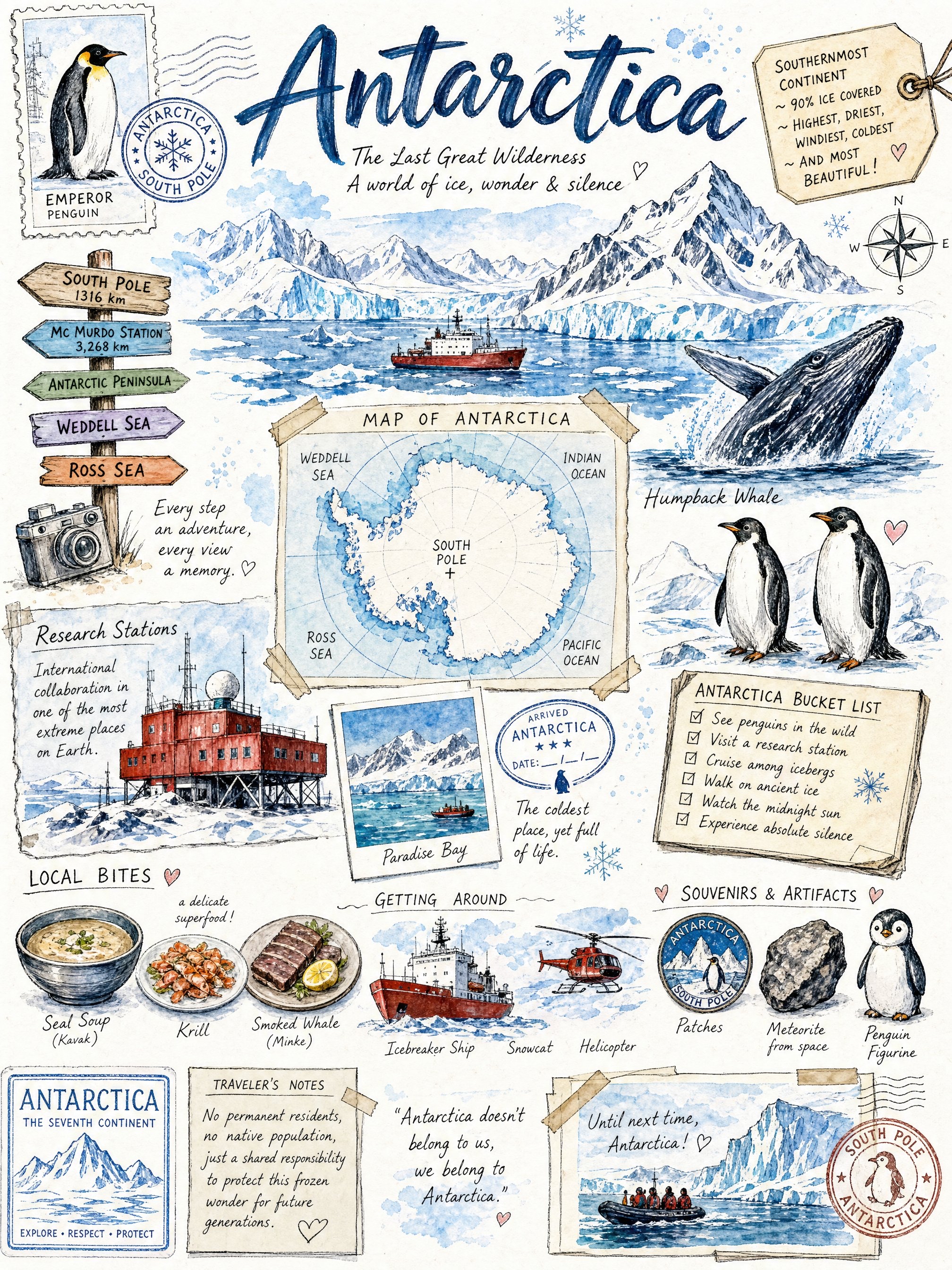 The last great wilderness, illustrated one sketch at a time....