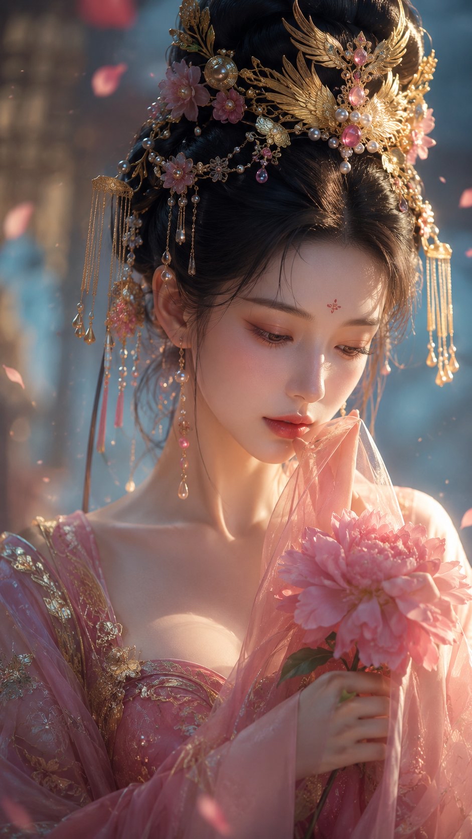 古风3D人像线条