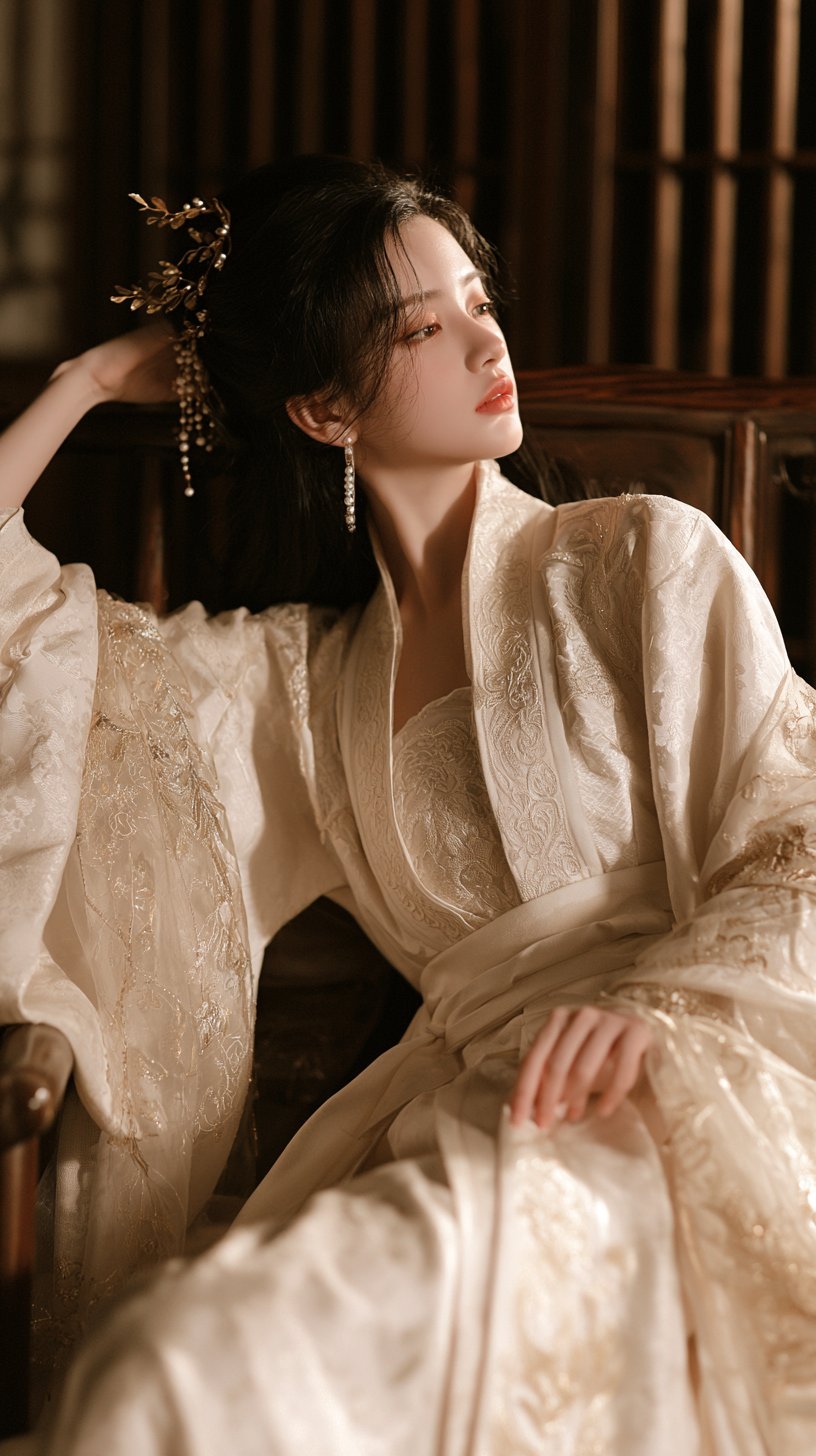 电影感古风夜室：帘后撞见镜头 - 图 3