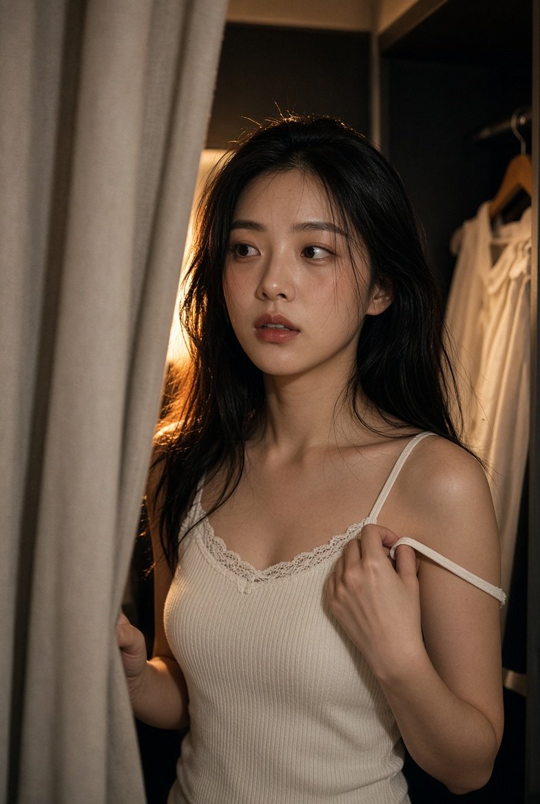 电影感古风夜室：帘后撞见镜头 - 图 4
