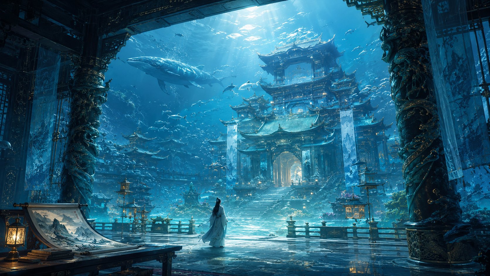 东方仙侠天宫云海 · 电影级奇幻建筑