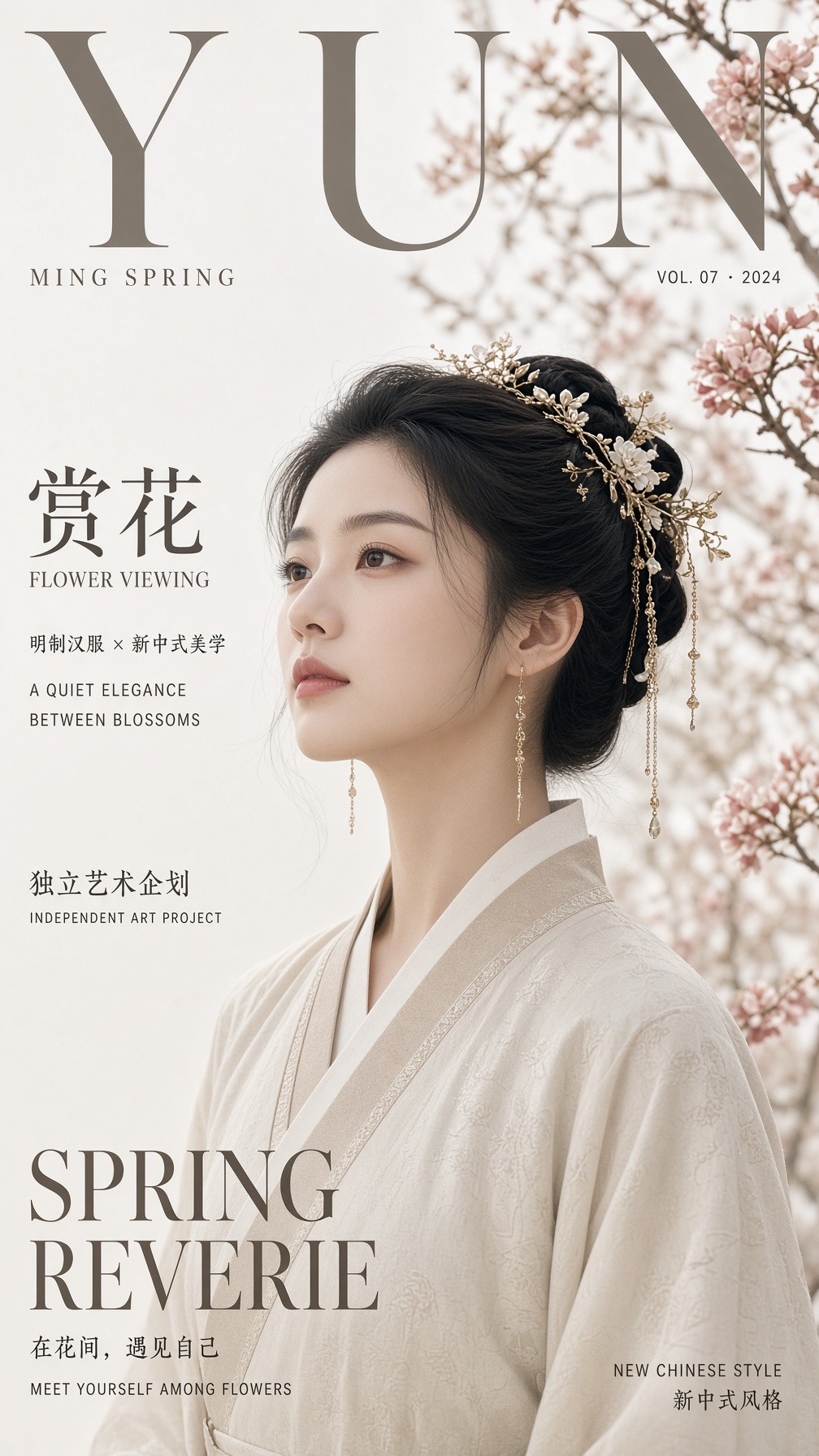 古风琵琶仕女 · 紫金色调杂志封面 - 图 6