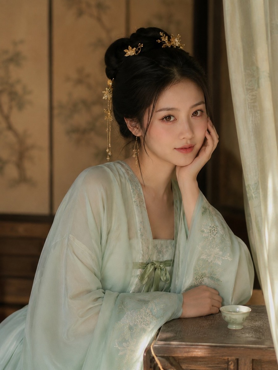 古风人像：东方美学的温柔凝视 - 图 4