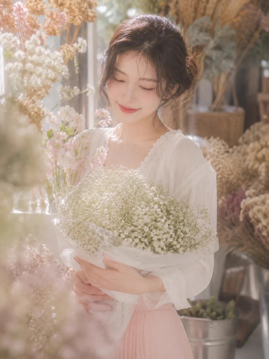 干花花房午后柔光写真 - 图 3