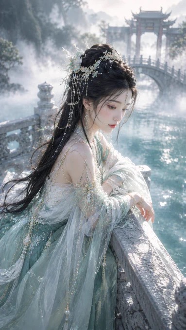 晨雾兰舟仙侠叙事写真 - 图 4