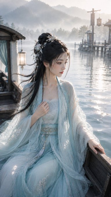 古风仙侠春日踏花 - 图 3