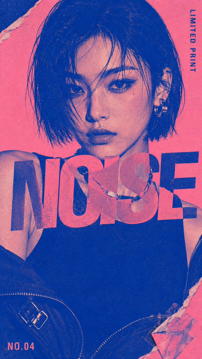 粉蓝噪点质感：Risograph双色印刷海报 - 图 3