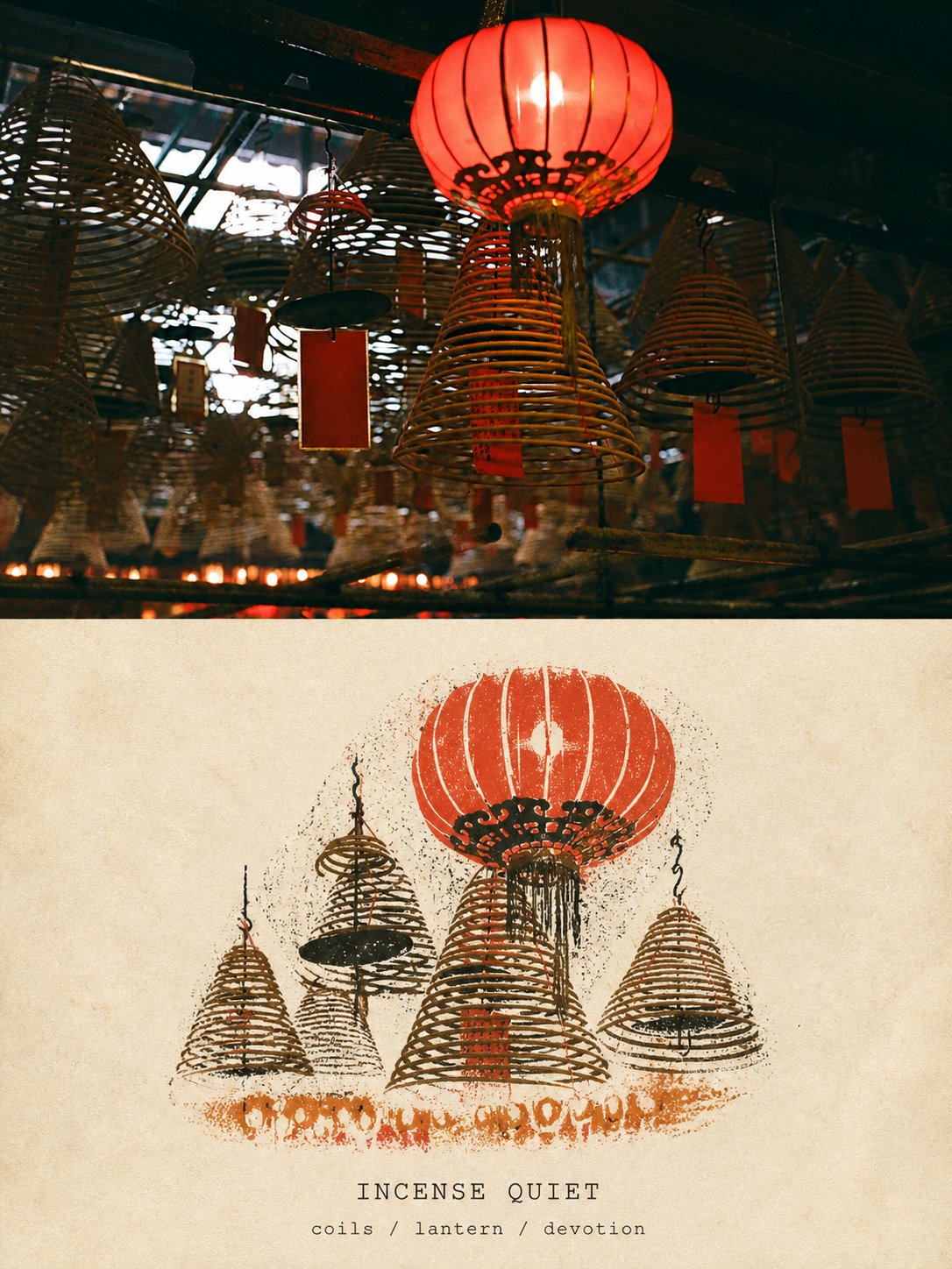 粗颗粒旅行印记：照片转版画 - 图 3