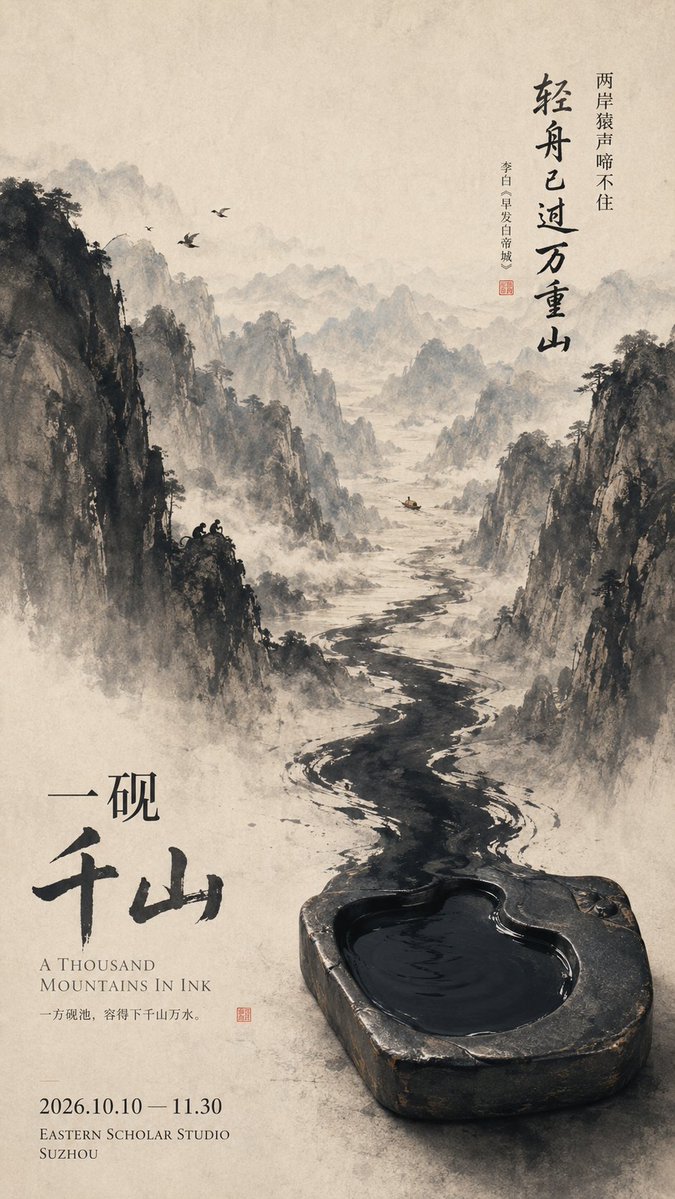 视觉聚核：四张东方器物海报构图解析 - 图 2