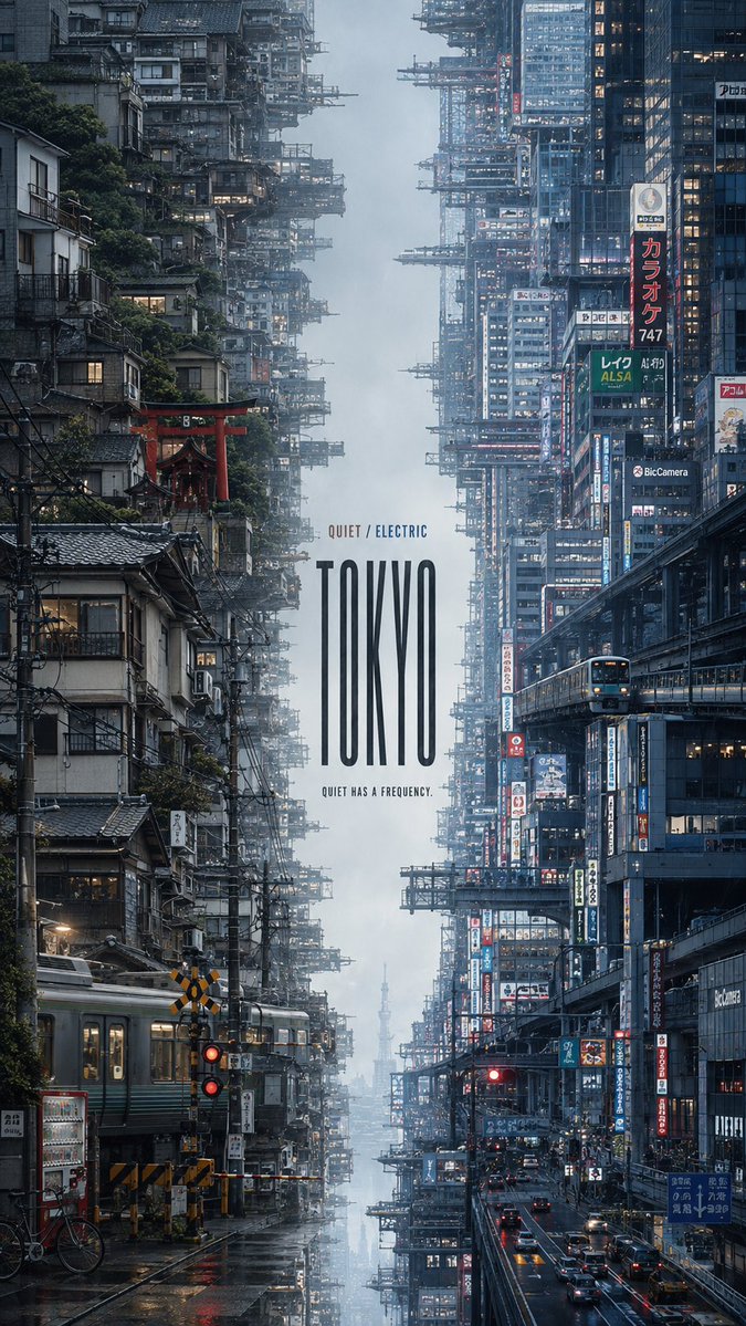 城市双面海报：穿越时空的视觉对比 - 图 2