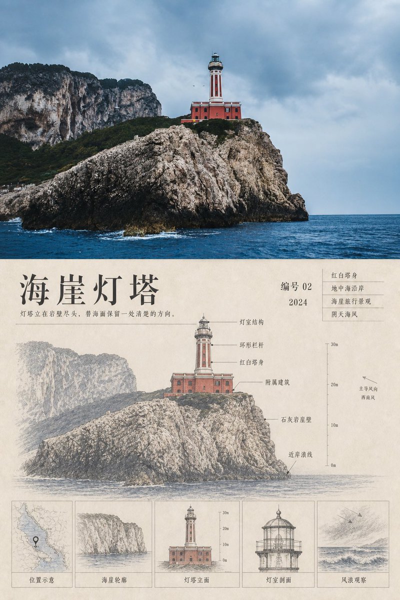 旅行观察档案：手绘素描海报 - 图 2