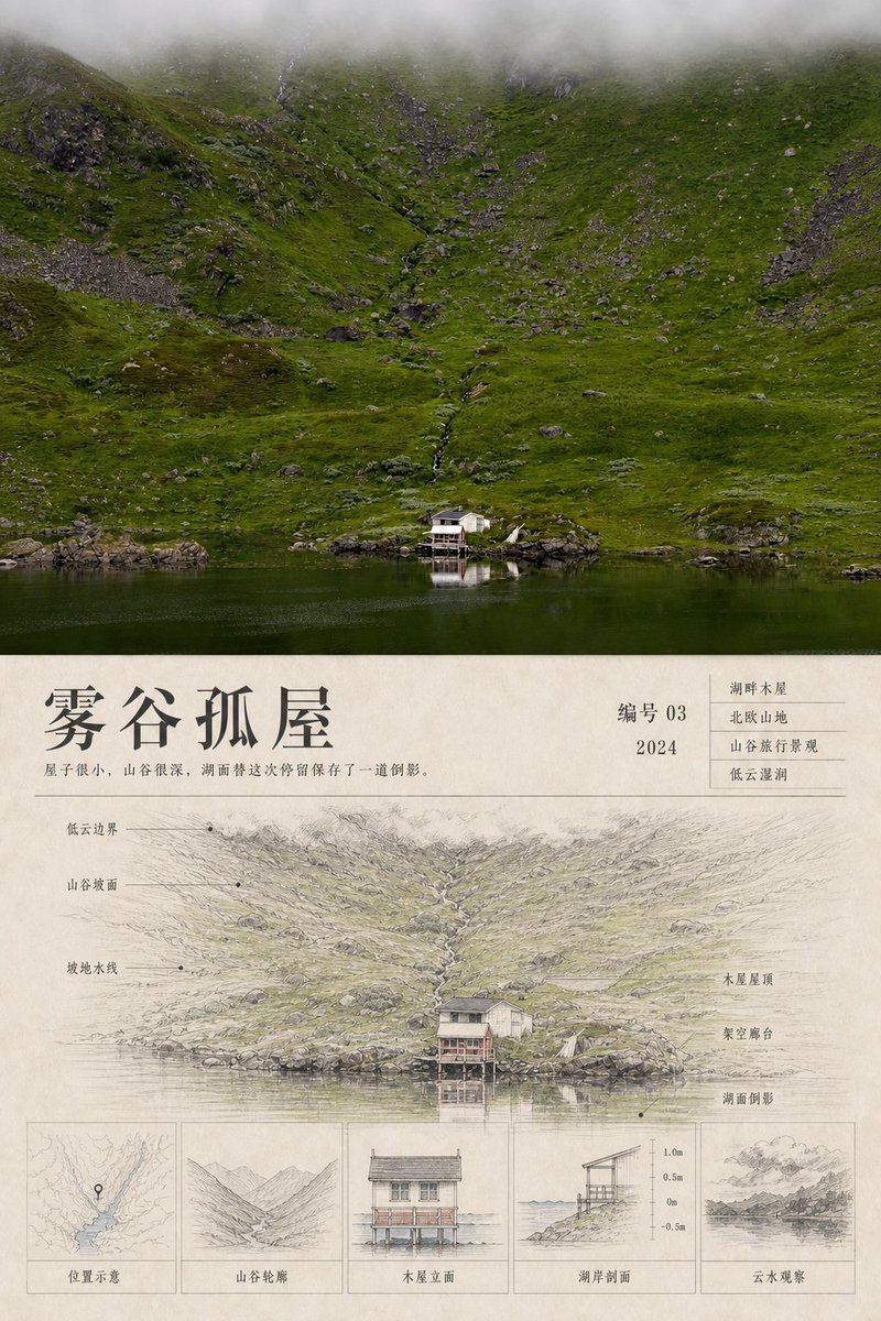 旅行观察档案：手绘素描海报 - 图 3