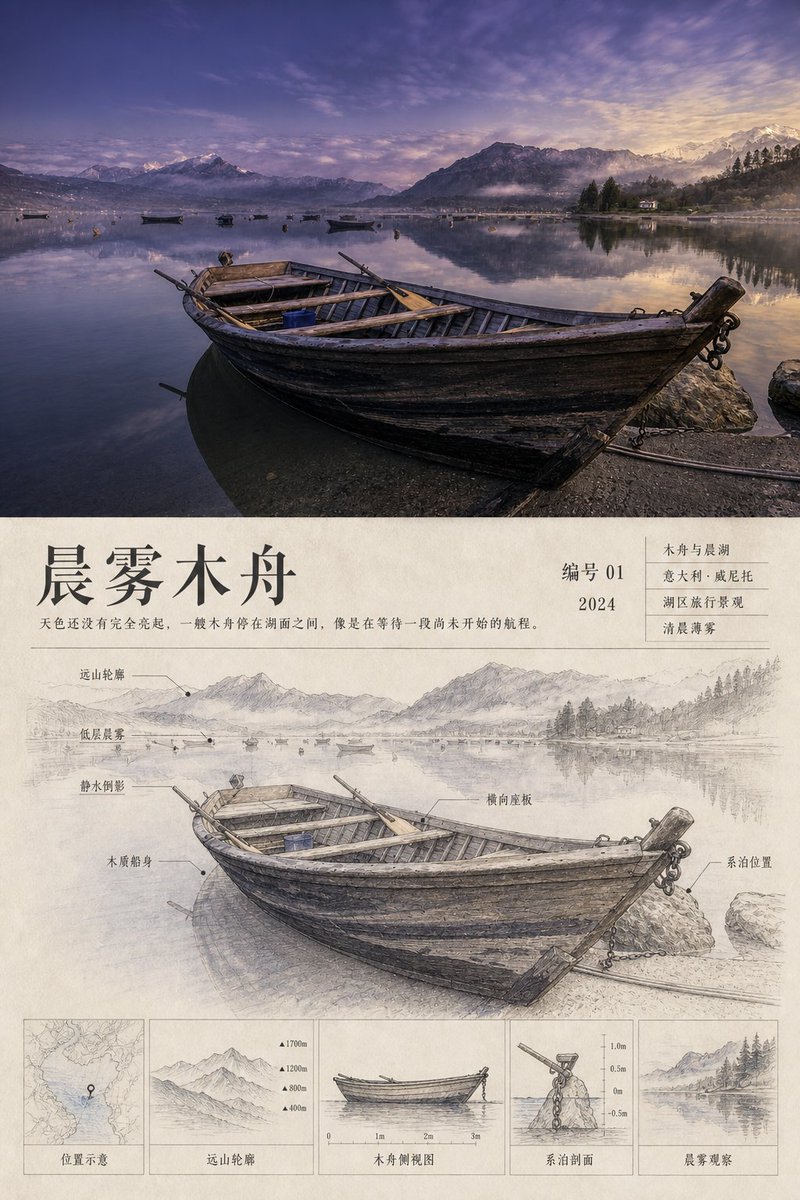 旅行观察档案:手绘素描海报