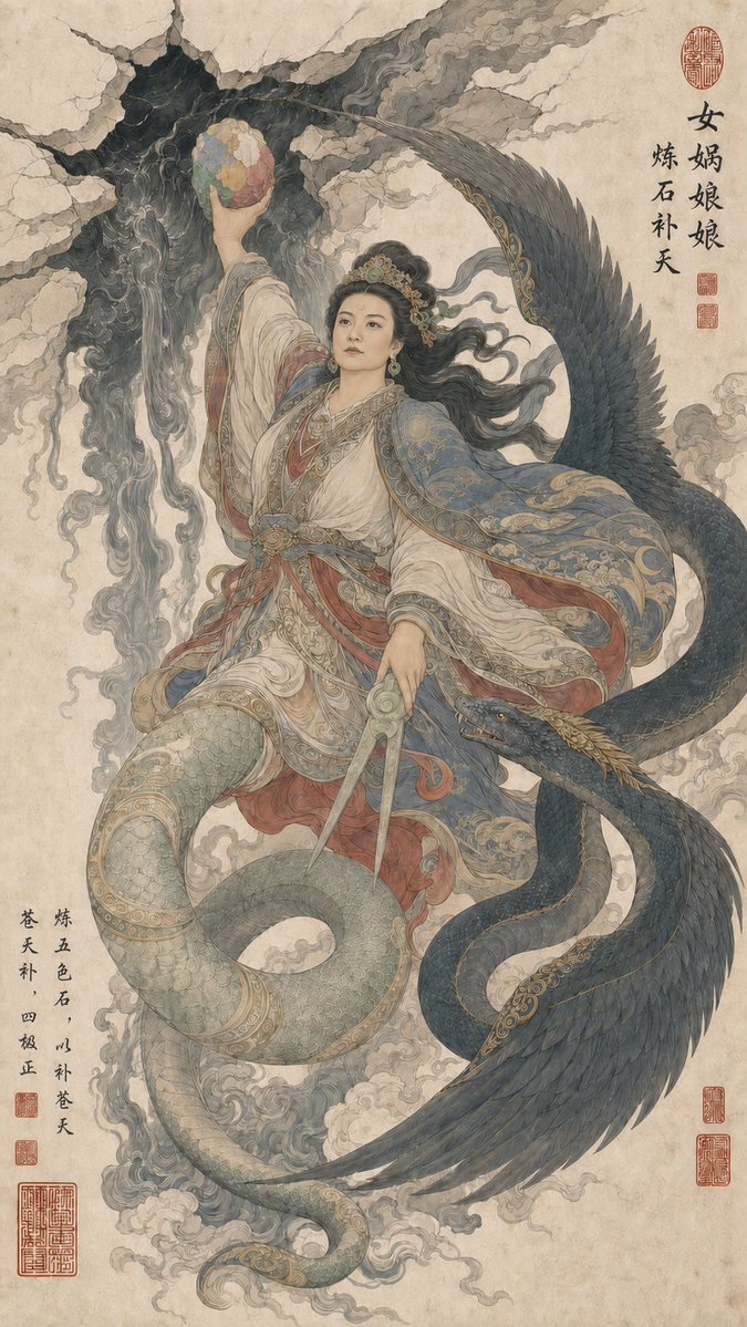 东方神明工笔线描：山海经Vol.3 - 图 3