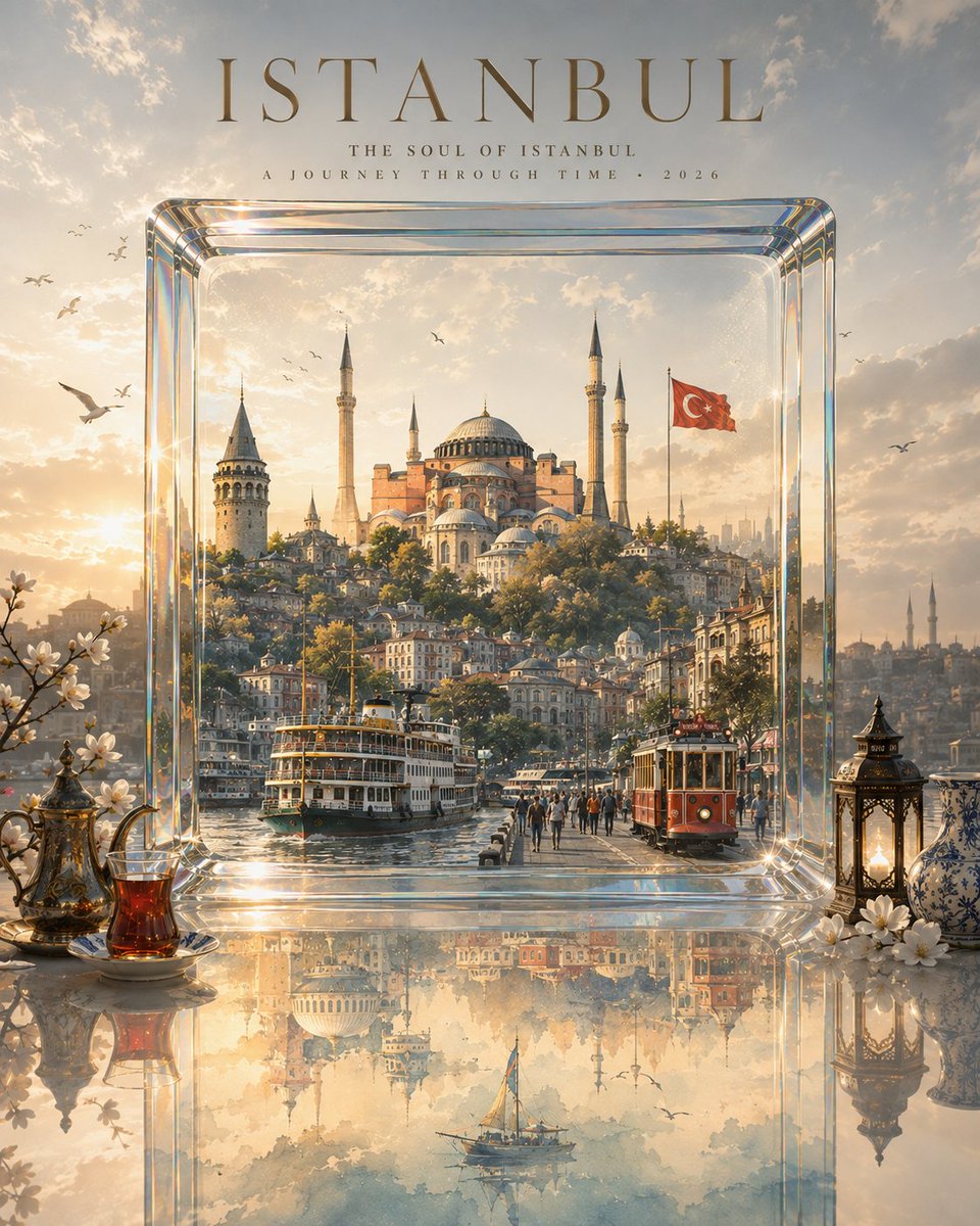 玻璃之门：微缩国家旅行海报 - 图 3