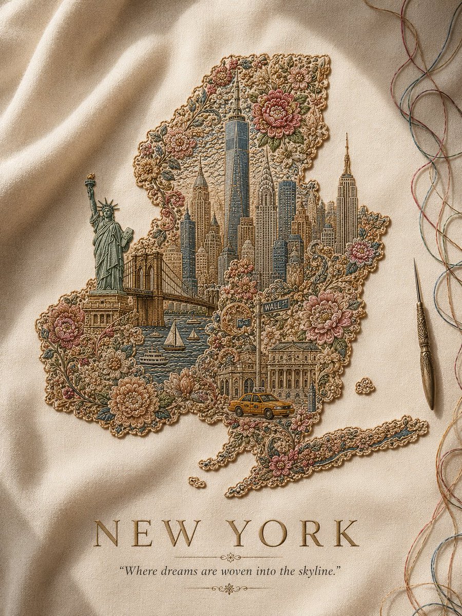 克什米尔刺绣剪影：旅行奢华海报 - 图 4