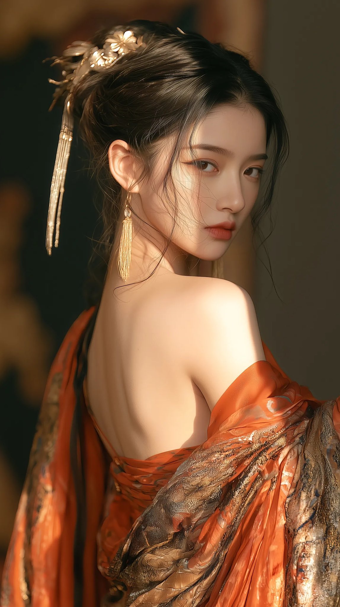 古风美人·回眸乱发 - 图 2