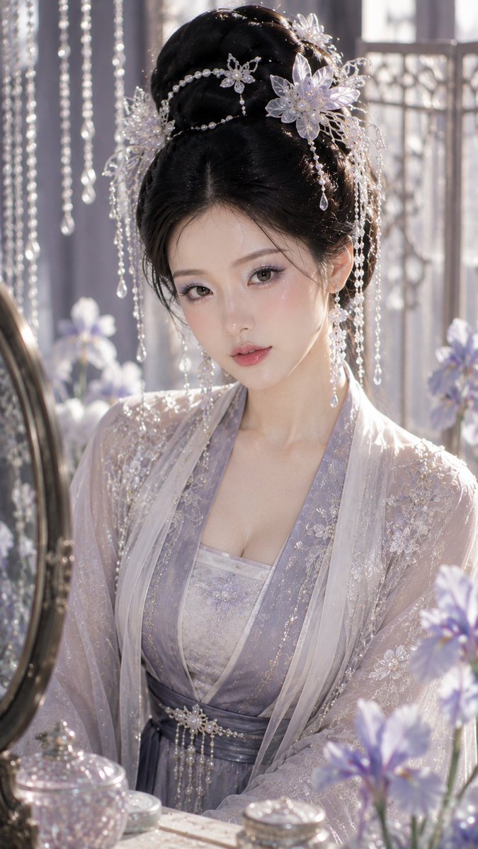 金盏晨露：古风贵女暖光美妆 - 图 2