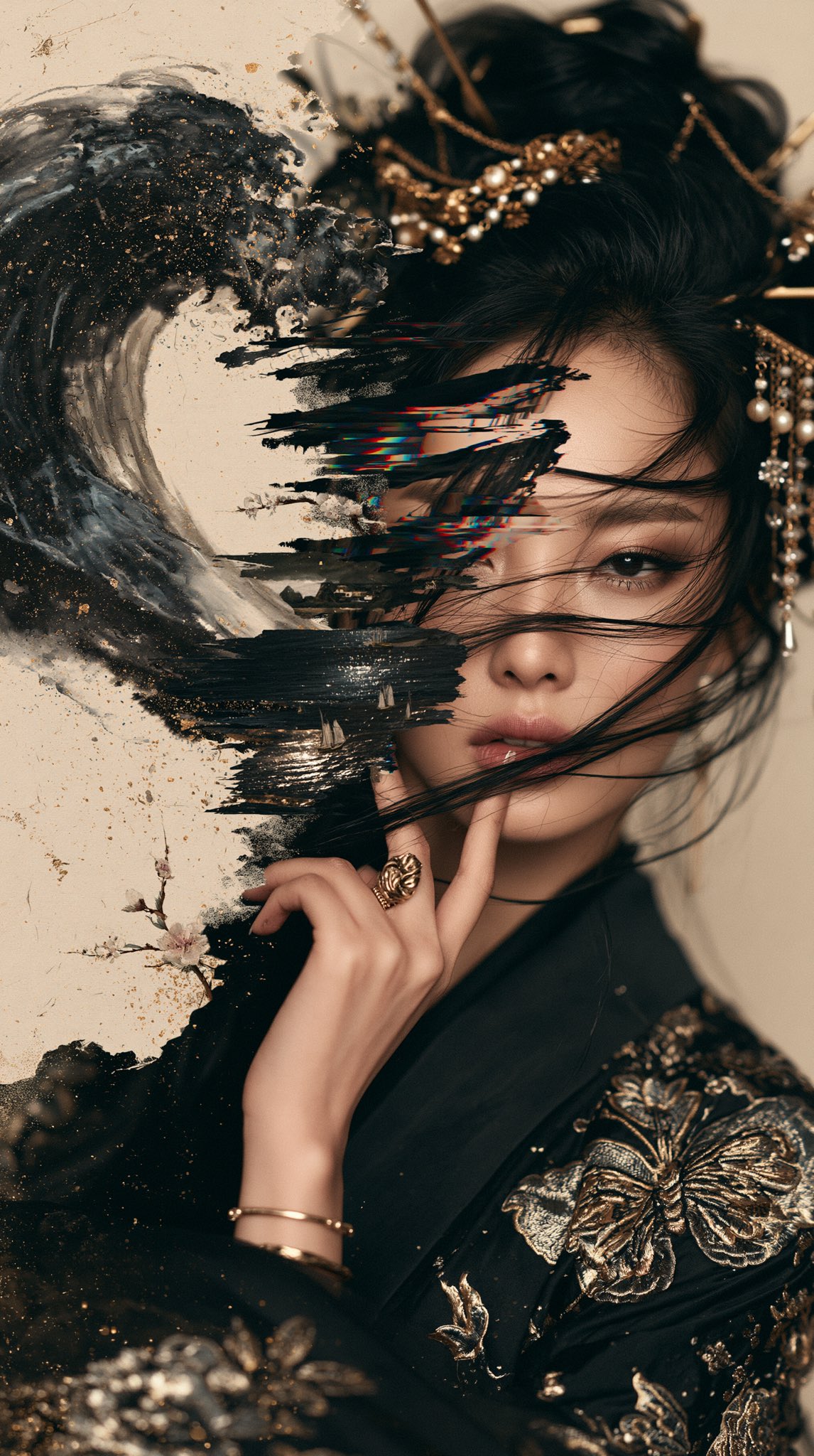 墨浪碎影新东方美人 - 图 2