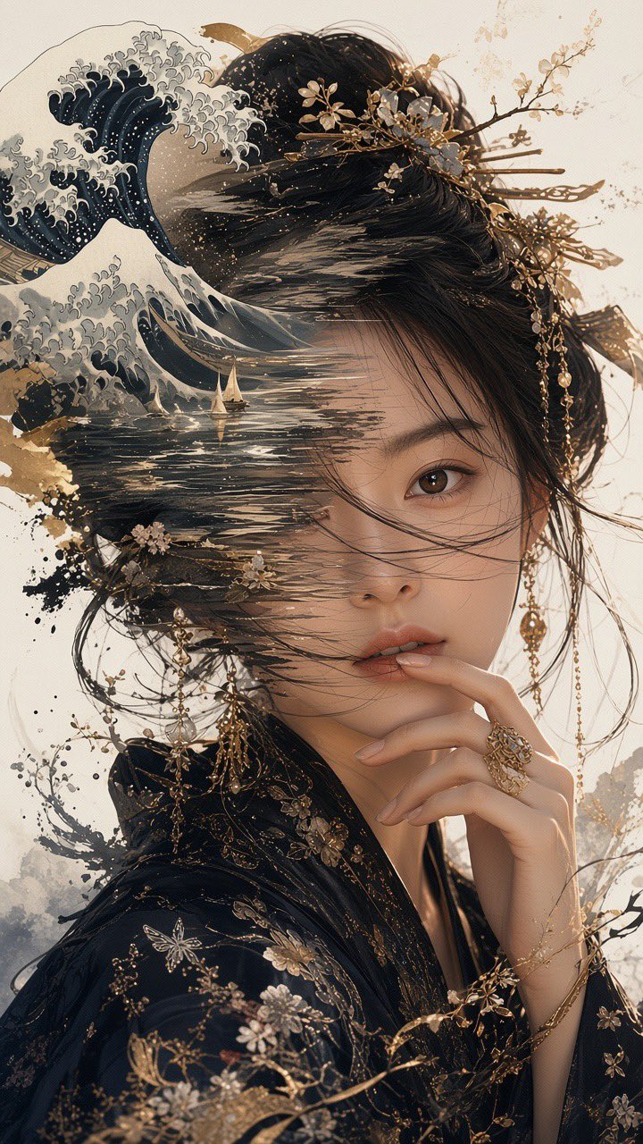 墨浪碎影新东方美人 - 图 4