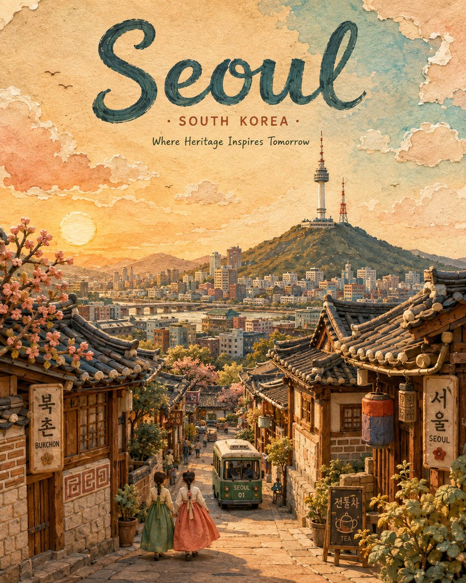 粘土与水彩的旅行明信片：手工质感的城市记忆 - 图 2