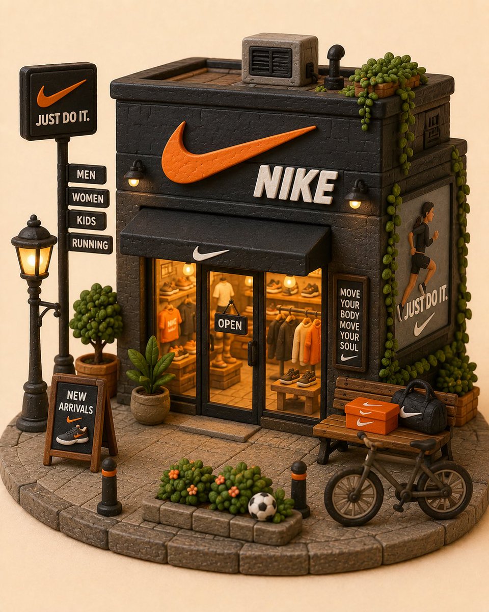 微缩店铺：粘土质感的品牌立体模型 - 图 4